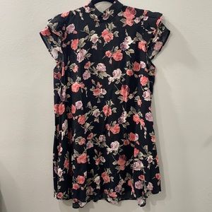 Floral + Femme Mini Flowy Dress, Medium